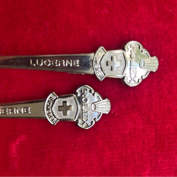 Pair of two vintage Rolex collectors spoons - Picture 4 of 11